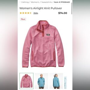 LLBean Women’s Airlight Knit Pullover